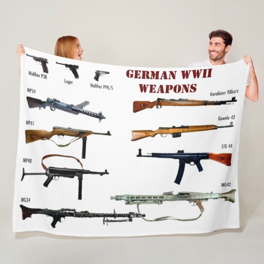 ドイツの第二次世界大戦の武器 フリースブランケット (インサイチュ)