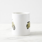 ドイツの第2次世界大戦バイク(サイデッカー付き) コーヒーマグカップ (中央)