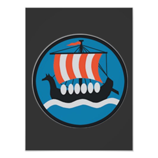 ドイツの第2次世界大戦空軍ルフトワッフェユニットのロゴ、エンブレム フォトプリント            (正面)