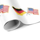 ドイツの米国旗 ラッピングペーパー (ロールコーナー)