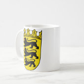 ドイツの紋章州バーデン・ウルトンベルク コーヒーマグカップ (正面左)