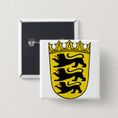 ドイツの紋章州バーデン・ウルトンベルク 缶バッジ (正面&裏面)