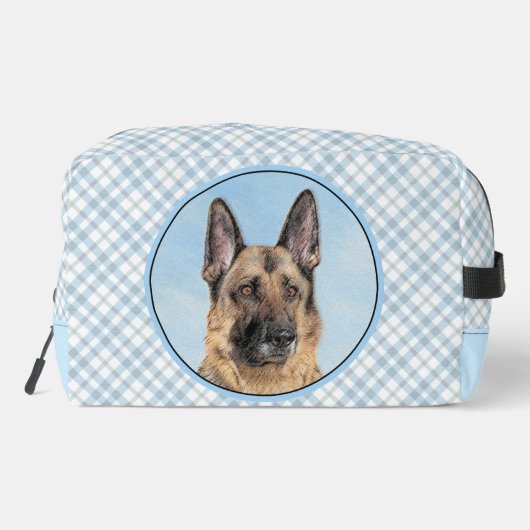 ドイツの絵を描羊飼いの日焼け可愛いオリジナルドッグアート ドップキット (裏面)