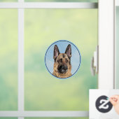 ドイツの絵画羊飼い – かわいいオリジナルドッグアート ウィンドウサイン (ホーム)