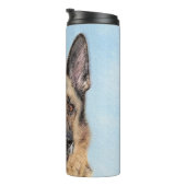 ドイツの絵画羊飼い – かわいいオリジナルドッグアート タンブラー (回転右)