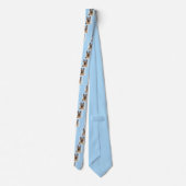 ドイツの絵画羊飼い – かわいいオリジナルドッグアート ネクタイ (裏面)