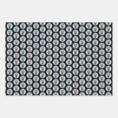 ドイツの絵画羊飼い – かわいいオリジナルドッグアート ラッピングペーパーシート (正面3)