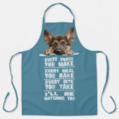 ドイツの羊飼いあなたが作るすべてのスナック エプロン (正面)
