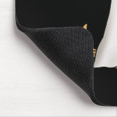 ドイツの羊飼いかわいい犬の着用幽霊おもしろいハロ マウスパッド (コーナー)