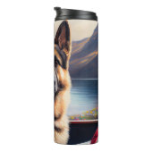 ドイツの羊飼いがパドルに:風光明媚な冒険 タンブラー (回転右)