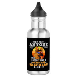 ドイツの羊飼いが好きでない者を信用するな ウォーターボトル