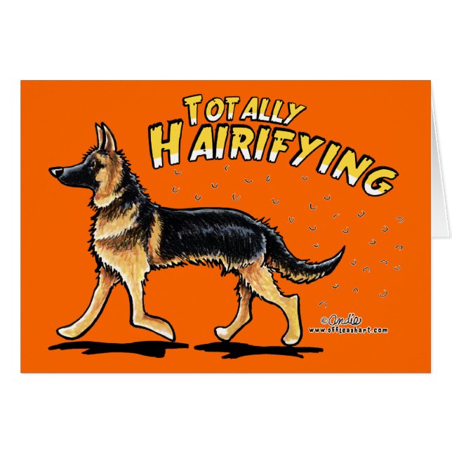 ドイツの羊飼いが完全に憎まれる (正面横)