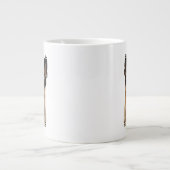 ドイツの羊飼いが座る ジャンボコーヒーマグカップ (正面)