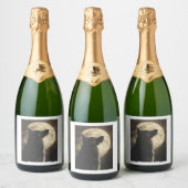 ドイツの羊飼いが月で吠える スパークリングワインラベル (ボトル)