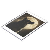 ドイツの羊飼いが月で吠える ノートブック (左側)