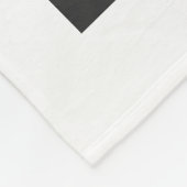 ドイツの羊飼いが月で吠える フリースブランケット (角)