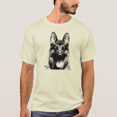 ドイツの羊飼いが私の家を支配する Tシャツ (正面)