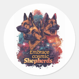 ドイツの羊飼いが解放される ラウンドシール