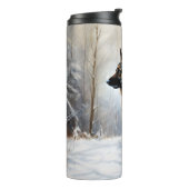 ドイツの羊飼いが雪のクリスマスを過ごした タンブラー (回転左)