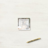 ドイツの羊飼いが雪の中で ポストイット (デスク上)