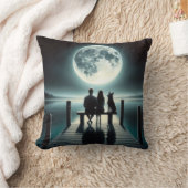 ドイツの羊飼いとカップルの波止場 クッション (ブランケット)