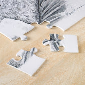 ドイツの羊飼いとサンタクロース ジグソーパズル (側面)