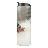 ドイツの羊飼いのクリスマスの冬 タンブラー (回転右)