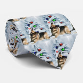 ドイツの羊飼いのクリスマスプレゼント ネクタイ (ロール)