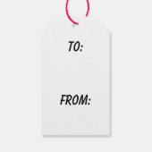 ドイツの羊飼いのクリスマス ギフトタグ (裏面)