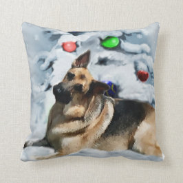 ドイツの羊飼いのクリスマス クッション