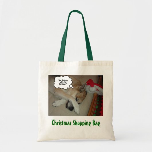 ドイツの羊飼いのクリスマス トートバッグ (正面)