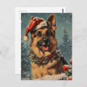 ドイツの羊飼いのクリスマス ポストカード (正面/裏面)