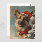 ドイツの羊飼いのクリスマス ポストカード (正面/裏面)