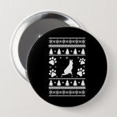 ドイツの羊飼いのクリスマス 缶バッジ (正面&裏面)
