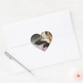 ドイツの羊飼いのステッカー ハートシール (封筒)