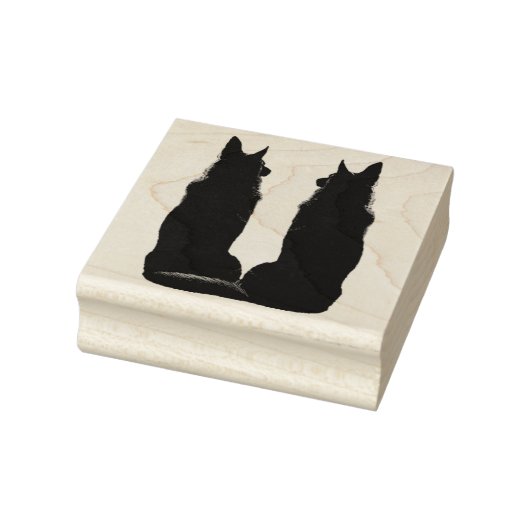ドイツの羊飼いのダブルシルエット ラバースタンプ (スタンプ)