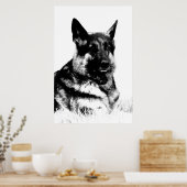 ドイツの羊飼いのポスター ポスター (キッチン)