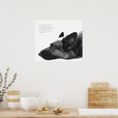 ドイツの羊飼いのポスター ポスター (キッチン)