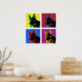 ドイツの羊飼いのポスター ポスター (キッチン)