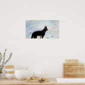 ドイツの羊飼いのポスター ポスター (キッチン)