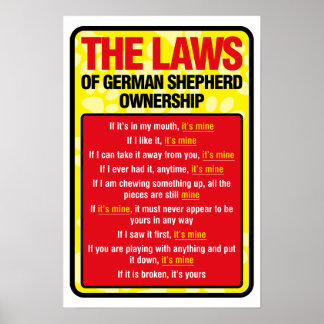 ドイツの羊飼いのポスター ポスター