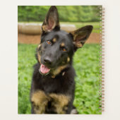 ドイツの羊飼いのポートレート プランナー手帳 (裏面)