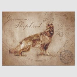 ドイツの羊飼いの切り離し 薄葉紙