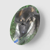 ドイツの羊飼いの壁時計 ラウンド壁時計 (傾斜)