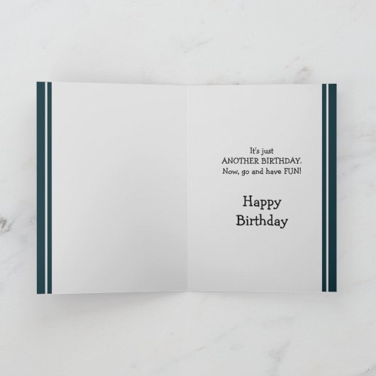 ドイツの羊飼いの子犬おもしろい誕生日カード カード (内部)