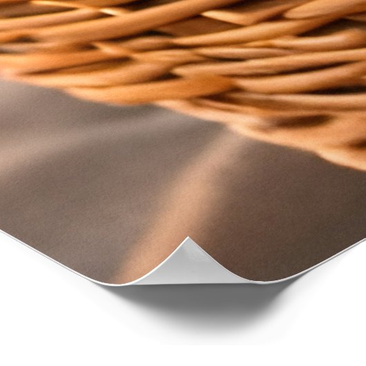 ドイツの羊飼いの子犬がいっぱい入ったバスケット ポスター (角)