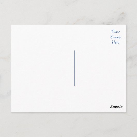 ドイツの羊飼いの子犬空白ののはがき ポストカード (裏面)