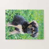 ドイツの羊飼いの子犬 ジグソーパズル (横)