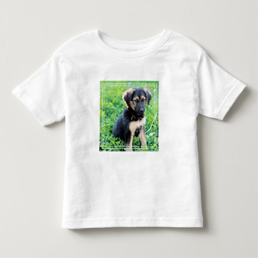 ドイツの羊飼いの子犬 トドラーTシャツ (正面)