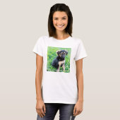 ドイツの羊飼いの子犬 Tシャツ (正面フル)